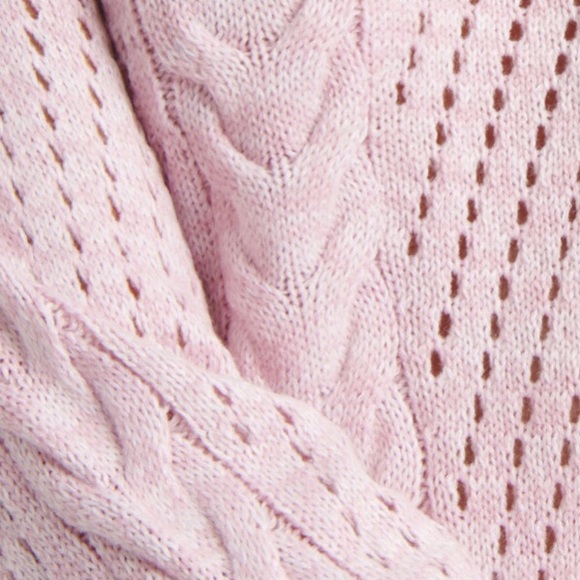 The HARLOW Sweater GARAGE sugar pink cable knit - Picture 6 of 8